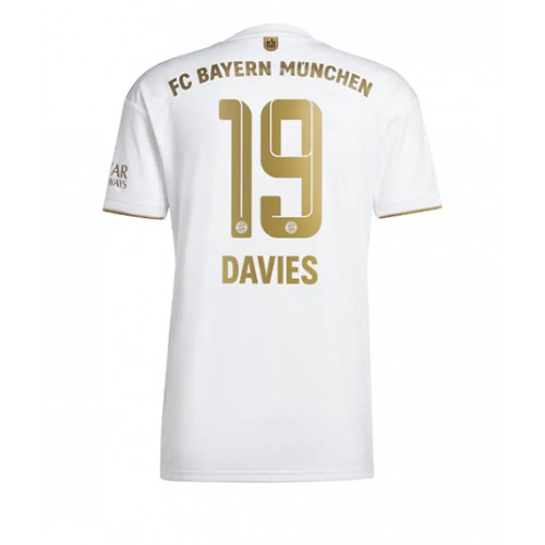 Dres Bayern Munich Alphonso Davies #19 Gostujuci 2022-23 Kratak Rukav